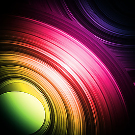 炫彩彩虹背景设计