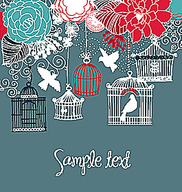 时尚情人节贺卡