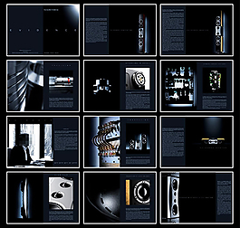 专业音响宣传画册设计模板eps素材下载