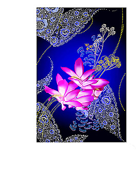 欧美花纹410
