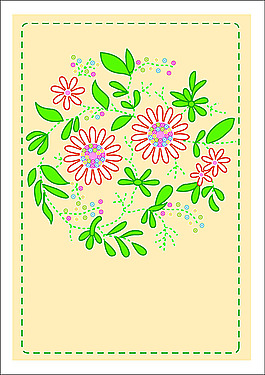 欧美花纹408