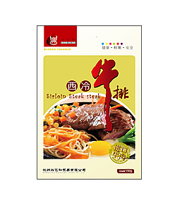 西餐牛排海报