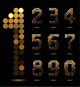 金色字母