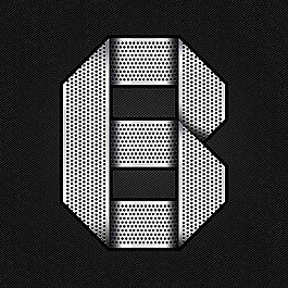 金属字B素材