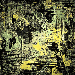 抽象风景油画
