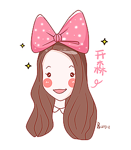 卡通创意女生