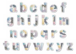 字母字体矢量素材
