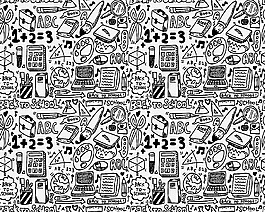 矢量学校插画