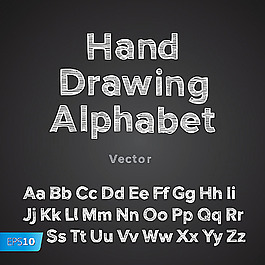 矢量字体设计素材