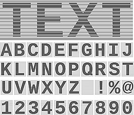 矢量字母设计