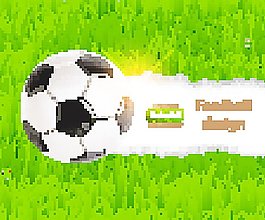 马赛克足球背景