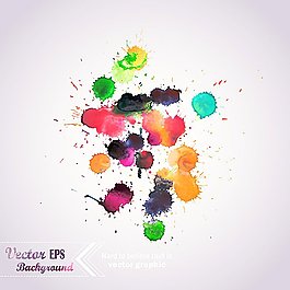 水彩效果背景图