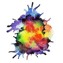 水彩效果背景图