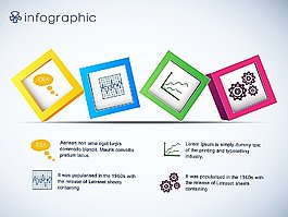 3D立体信息图表