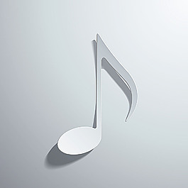 立体音乐符号设计