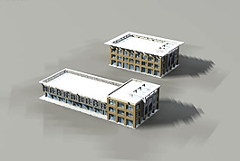 MAX商业大厦3D模型