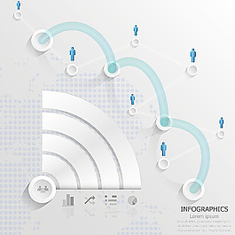 创意立体信息图表