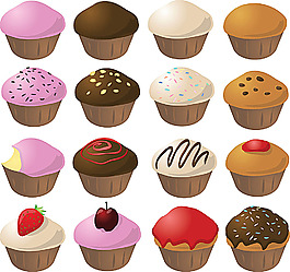 矢量蛋糕设计素材