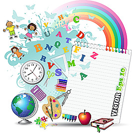 儿童用品销售展板背景