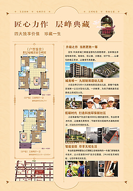 地产海报反面