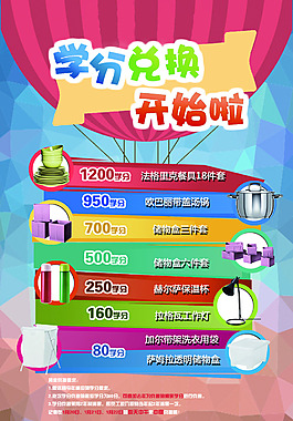 兑换海报