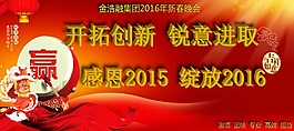 2016猴年年会LED背景图