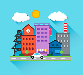 城市里的建筑