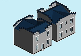 MAX古典风格公共建筑3D模型素材