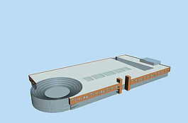MAX场馆公共建筑3D模型素材