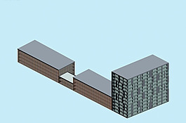MAX时尚大气风格公共建筑3D模型素材