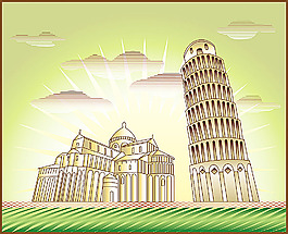 矢量建筑物设计素材