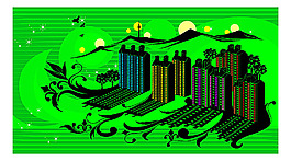 矢量城市 城市剪影26