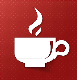 白色咖啡杯