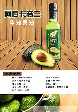 牛油果油详情页
