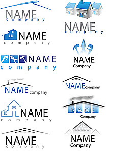 企業建築logo圖片_企業建築logo素材_企業建築logo模板免費下載-六