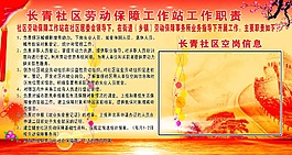 长青社区劳动保障工作站工作职责