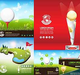 高尔夫运动主题