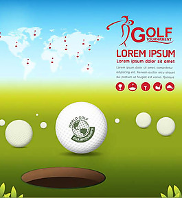 高尔夫运动主题