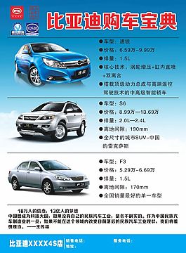 比亚迪汽车海报
