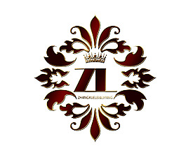 红 金 婚礼logo 大气