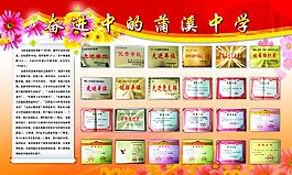 奋进中的展板