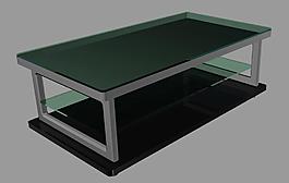 cad三维茶几