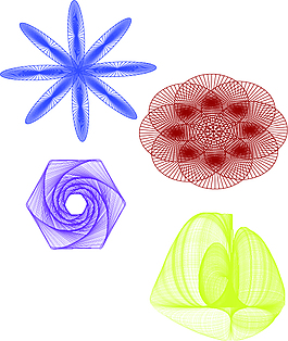 矢量花纹