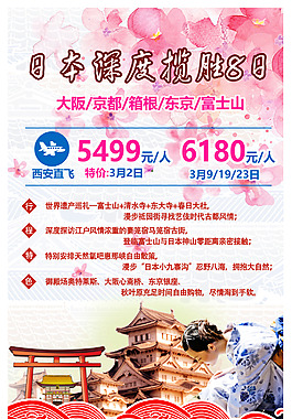 日本旅游宣传海报