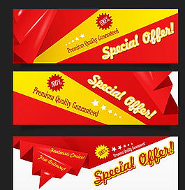 时尚促销条幅图片