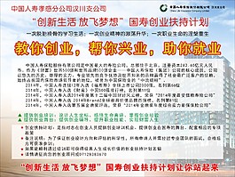 中国人寿保险宣传海报