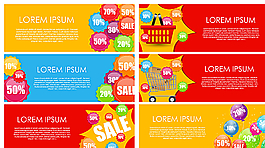 时尚促销条幅图片