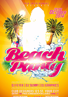 夜店酒吧精品展板宣传海报图图片