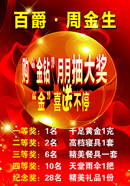 珠宝店宣传活动海报