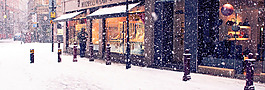 下雪场景雪地背景
